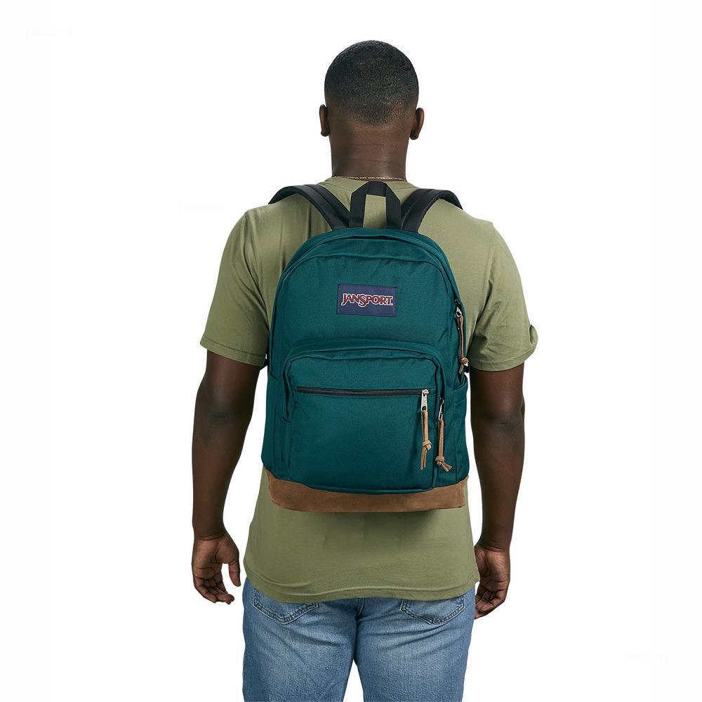 Sac à Dos Ordinateur JanSport Right Pack Vert Foncé | FYM-00855367